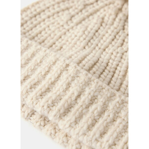 Mint Velvet Neutral Knit Pom Pom Hat